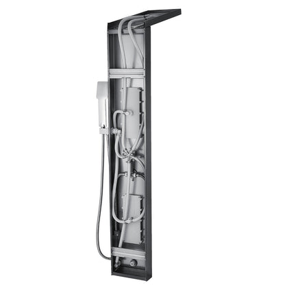 Juno Commercial Brushed Nickel Wall Mounted Bathroom Shower Panel