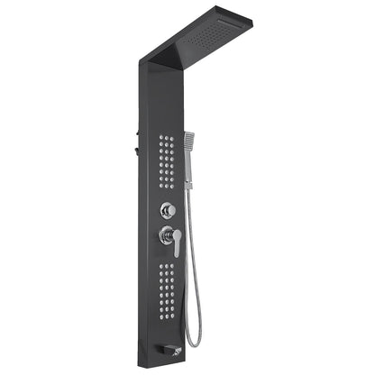Juno Commercial Brushed Nickel Wall Mounted Bathroom Shower Panel