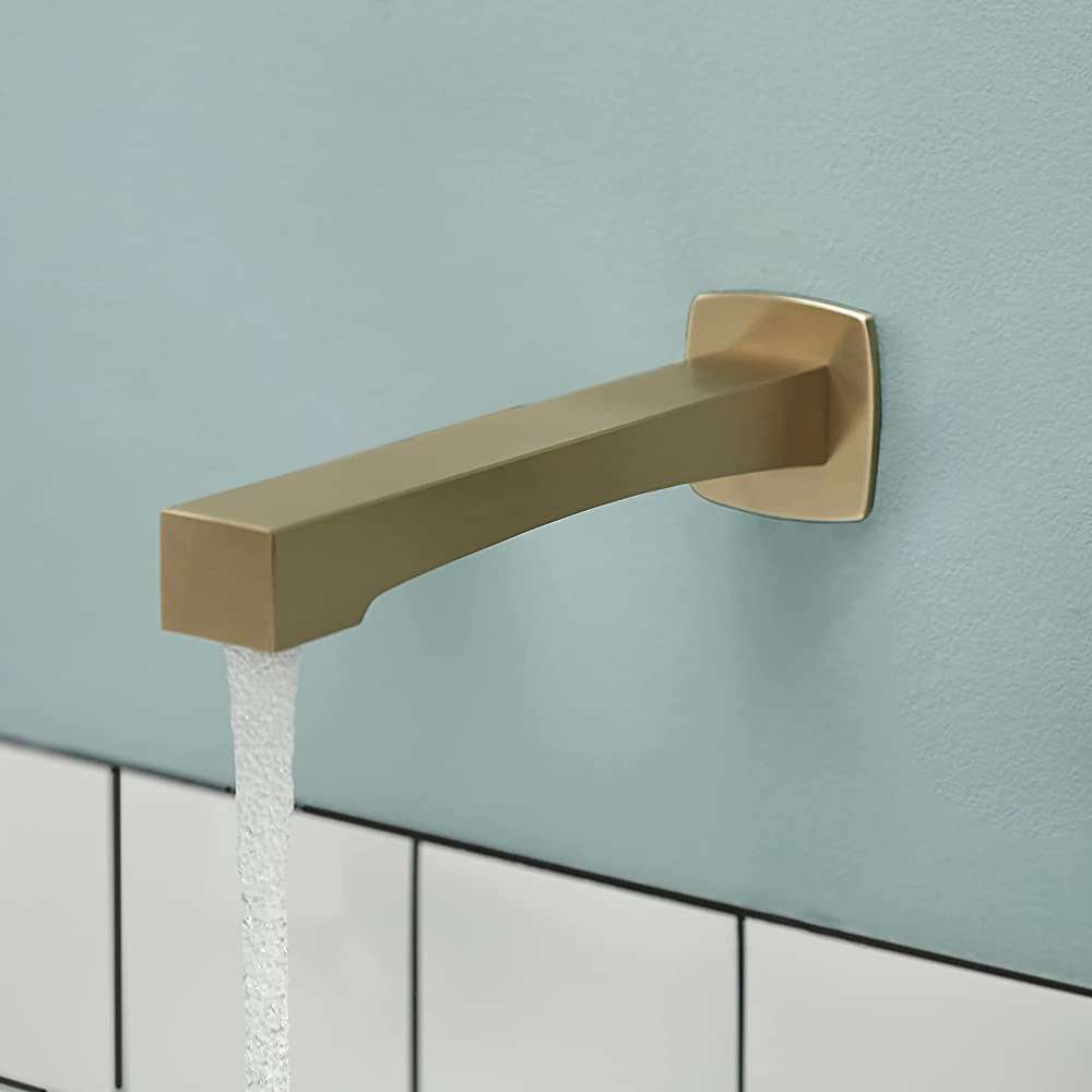 Juno Commercial Brushed Gold Finish Wall Mounted Smart Touchless Bathroom Faucet
