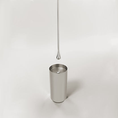 Juno Commercial Brushed Nickel Ceiling Mounted Single Hot and Cold Bathroom Faucet