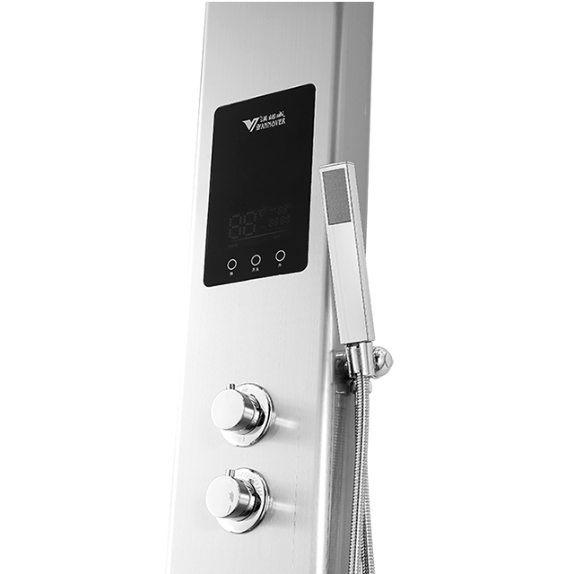 Juno Commercial Brushed Nickel Dual Handle Shower Panel