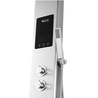 Juno Commercial Brushed Nickel Dual Handle Shower Panel