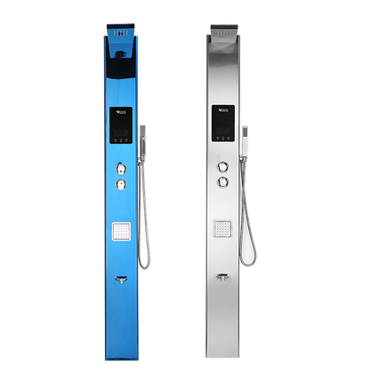 Juno Commercial Brushed Nickel Dual Handle Shower Panel