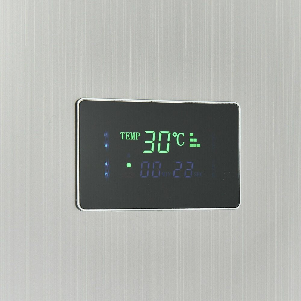 Juno Commercial Brushed Nickel Wall Mounted Waterfall LED Shower Panel