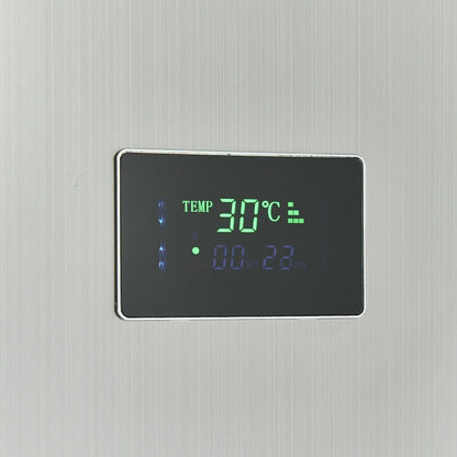 Juno Commercial Brushed Nickel Wall Mounted Waterfall LED Shower Panel