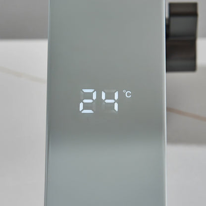 Juno Commercial Chrome Deck Mount Single Handle Touchless Bathroom Faucet