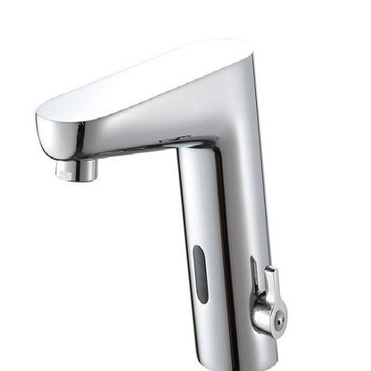 Juno Commercial Chrome Deck Mounted Bathroom Motion Sensor Faucet