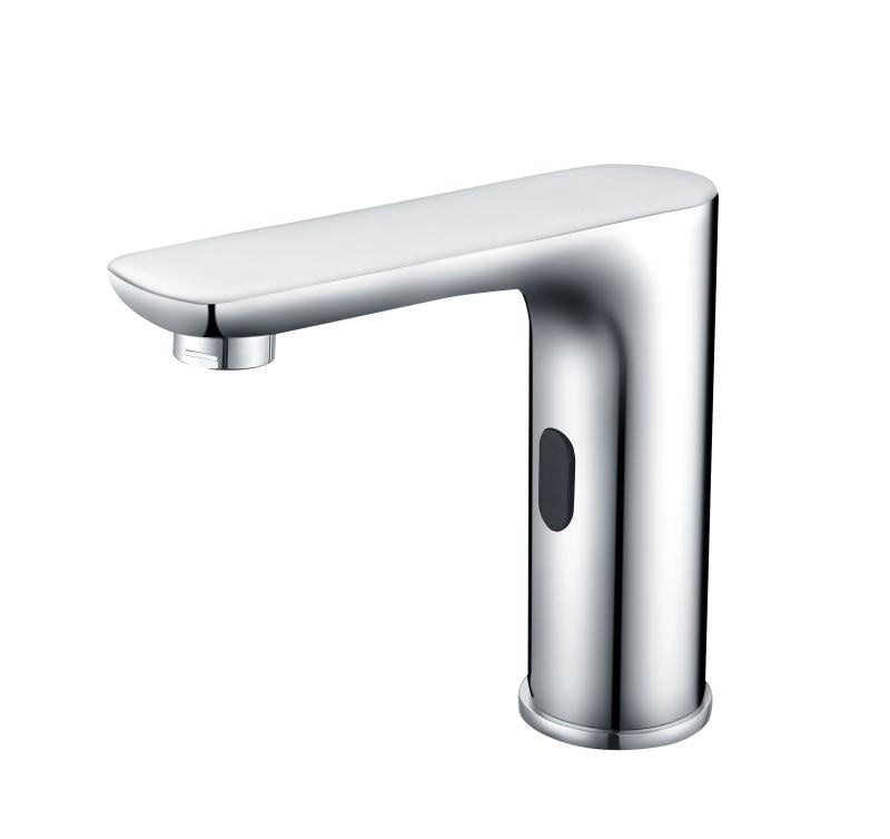 Juno Commercial Chrome Deck Mounted Motion Sensor Bathroom Basin Faucet