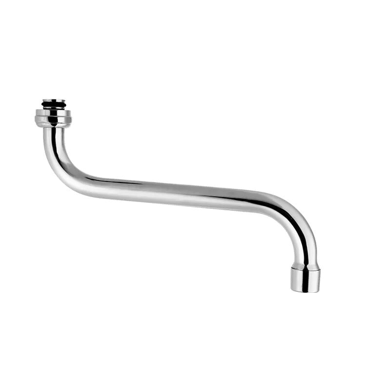 Juno Commercial Pre Rinse Faucet Chrome Dual Lever Deck Mounted Kitchen Faucet
