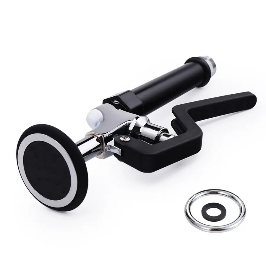 Juno Commercial Pre Rinse Faucet Chrome Dual Lever Deck Mounted Kitchen Faucet