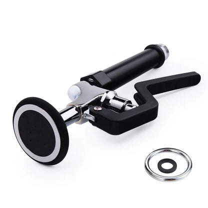 Juno Commercial Pre Rinse Faucet Chrome Dual Lever Deck Mounted Kitchen Faucet