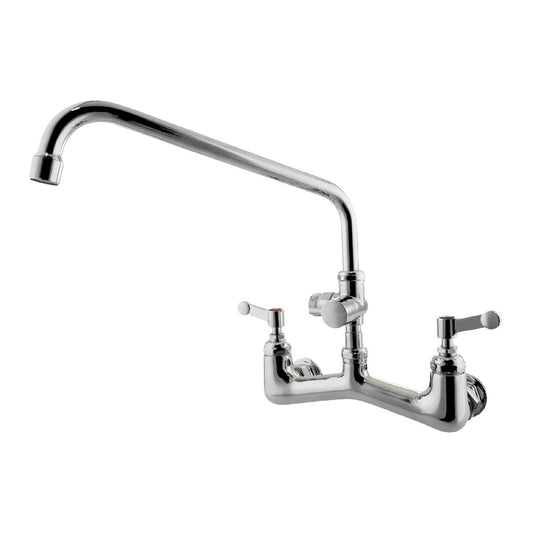 Juno Commercial Chrome Finish Deck Mounted Hot and Cold Kitchen Faucet