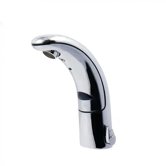 Juno Commercial Chrome  Finish Deck Mounted Touchless Bathroom Sensor Faucet