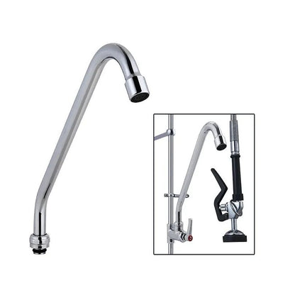 Juno Commercial Restaurant Pre Rinse Faucet Chrome Finish Single Handle Kitchen Faucet
