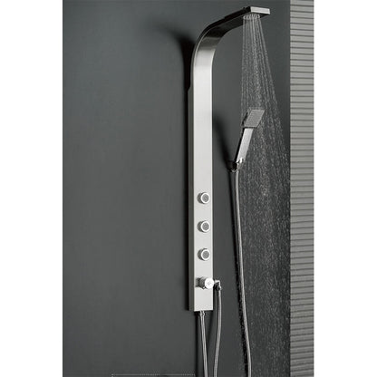 Juno Commercial Chrome Finish Three Handle Bathroom Shower Panel