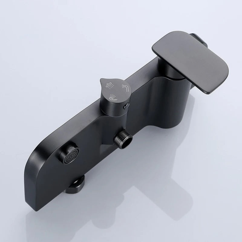 Juno Commercial Chrome Finish Wall Mounted Single Handle Round Shower System