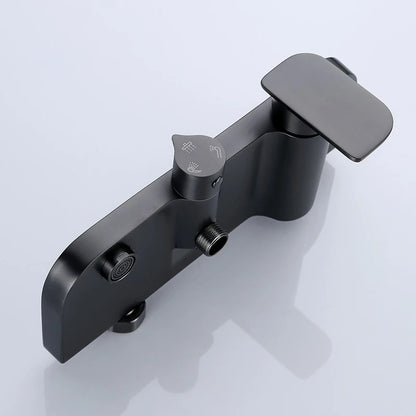 Juno Commercial Chrome Finish Wall Mounted Single Handle Round Shower System