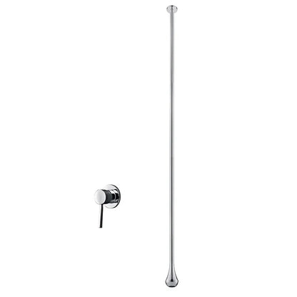 Juno Commercial Chrome Single Handle Ceiling Mounted Bathroom Basin Faucet