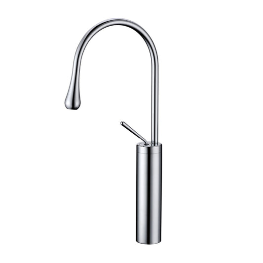 Juno Commercial Chrome Single Handle Countertop Bathroom Sink Faucet