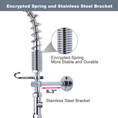 Juno Commercail Spot Resist Stainless One Handle Pre Rinse Spring Pulldown Kitchen Faucet