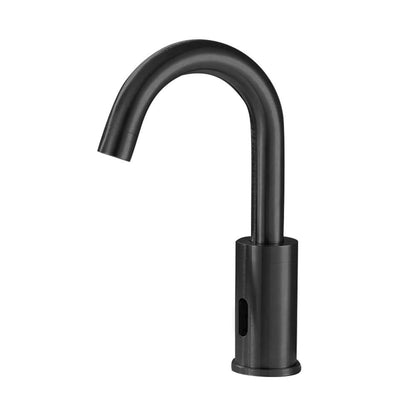 Juno Commercial Dark Oil Rubbed Bronze Finish Wall Mounted Touchless Bathroom Faucet With Soap Dispenser