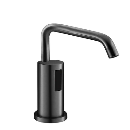 Juno Commercial Dark Oil Rubbed Bronze Finish Wall Mounted Touchless Bathroom Faucet With Soap Dispenser