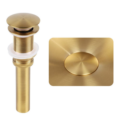 Juno Commercial Gold Deck Mounted Single Handle Wash Basin Sink Faucet