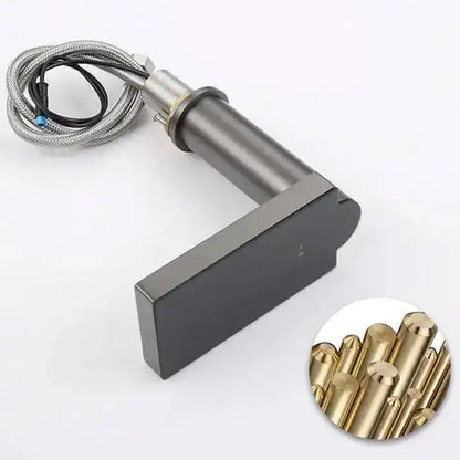 Juno Commercial Gray Finish Deck Mounted Touchless Bathroom Faucet