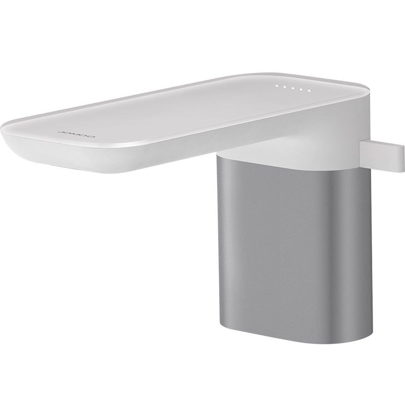 Juno Commercial Light Gray Deck Mounted Single Handle Touchless Basin Faucet