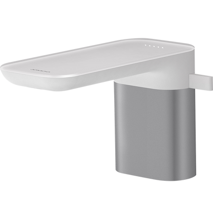 Juno Commercial Light Gray Deck Mounted Single Handle Touchless Basin Faucet