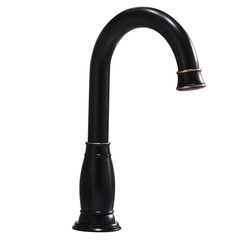 Juno Commercial Matte Black & Bronze Finish Deck Mounted Smart Touchless Bathroom Faucet