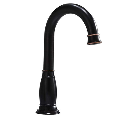 Juno Commercial Matte Black & Bronze Finish Deck Mounted Smart Touchless Bathroom Faucet