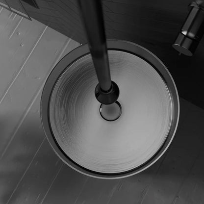 Juno commercial Matte Black Ceiling Mounted Single Handle Bathroom Faucet