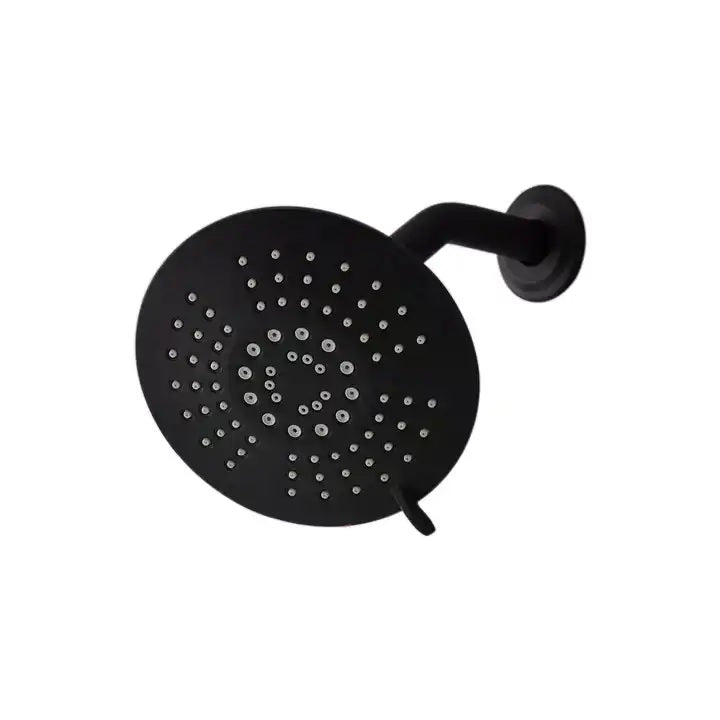 Juno Commercial Matte Black Finish Single Handle Wall Mounted Multifunction Bathroom Shower Set