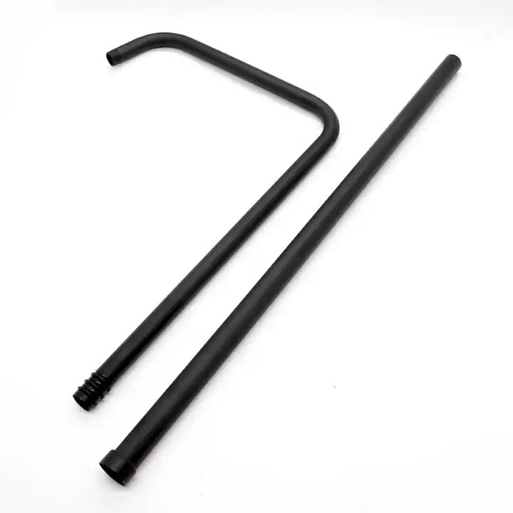 Juno Commercial Matte Black Wall Mounted Single Handle Bathroom Shower Set