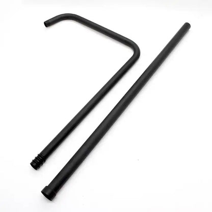 Juno Commercial Matte Black Wall Mounted Single Handle Bathroom Shower Set