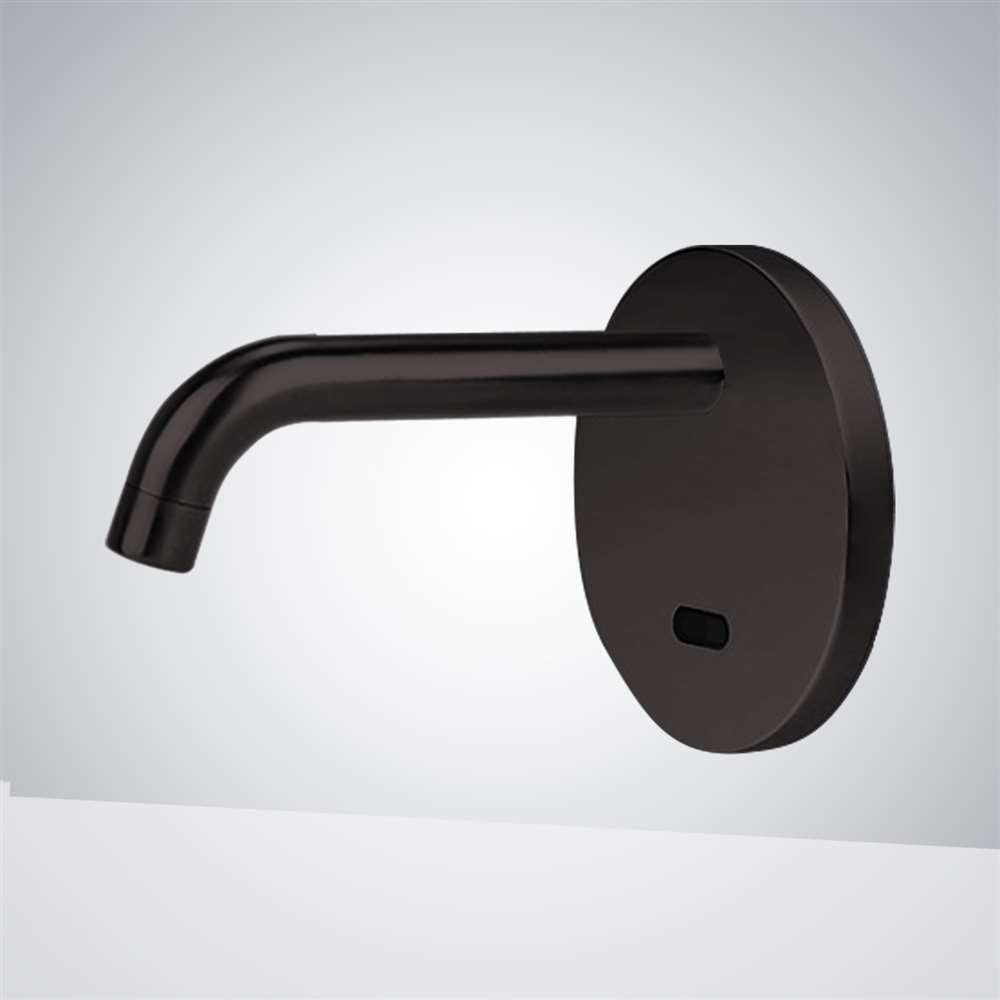 Juno Commercial Oil Rubbed Bronze Finish Wall Mounted Hands Free Bathroom Faucet