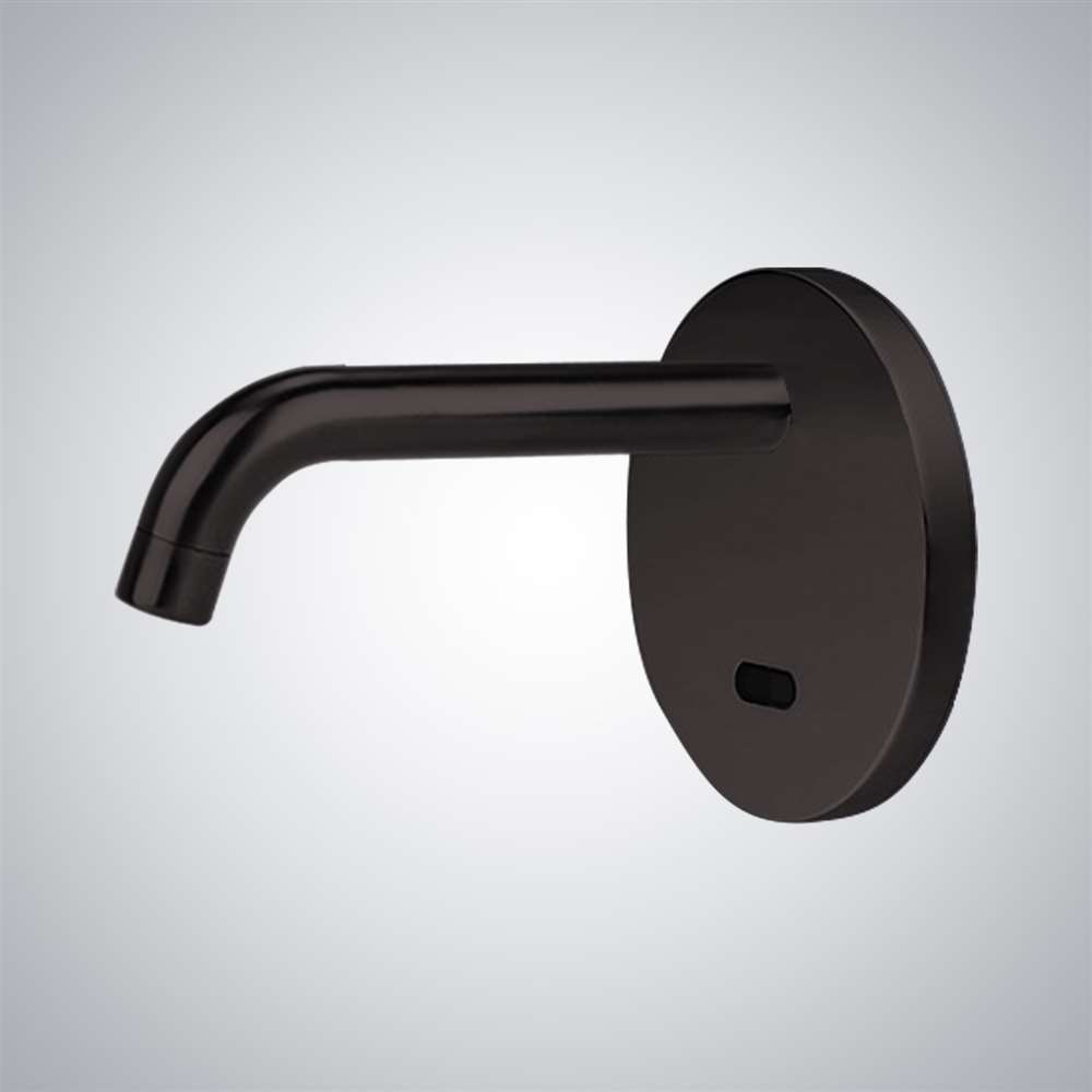 Juno Commercial Oil Rubbed Bronze Finish Wall Mounted Hands Free Bathroom Faucet