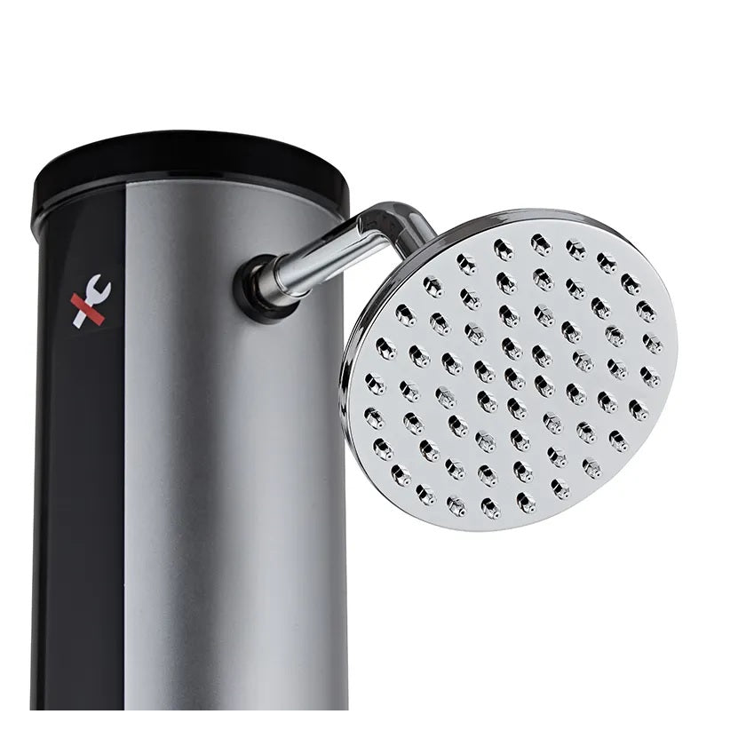 Juno Commercial Outdoor Garden Freestanding Shower In Chrome