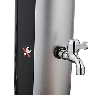 Juno Commercial Outdoor Garden Freestanding Shower In Chrome