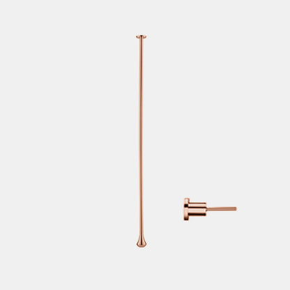 Juno Commercial Rose Gold Ceiling Mounted Single Handle Bathroom Faucet