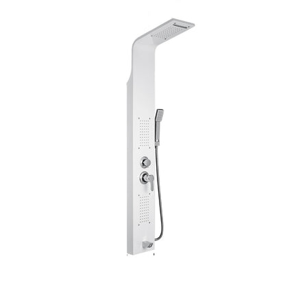 Juno Commercial Brushed Nickel Wall Mounted Bathroom Shower Panel
