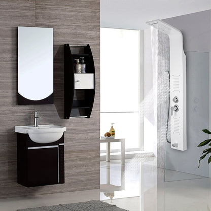 Juno Commercial Brushed Nickel Wall Mounted Bathroom Shower Panel