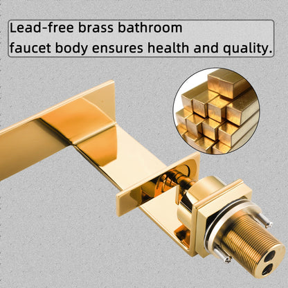 Juno New Multi Color Deck Mount Bathroom Faucet Waterfall Single Handle Sink Faucet