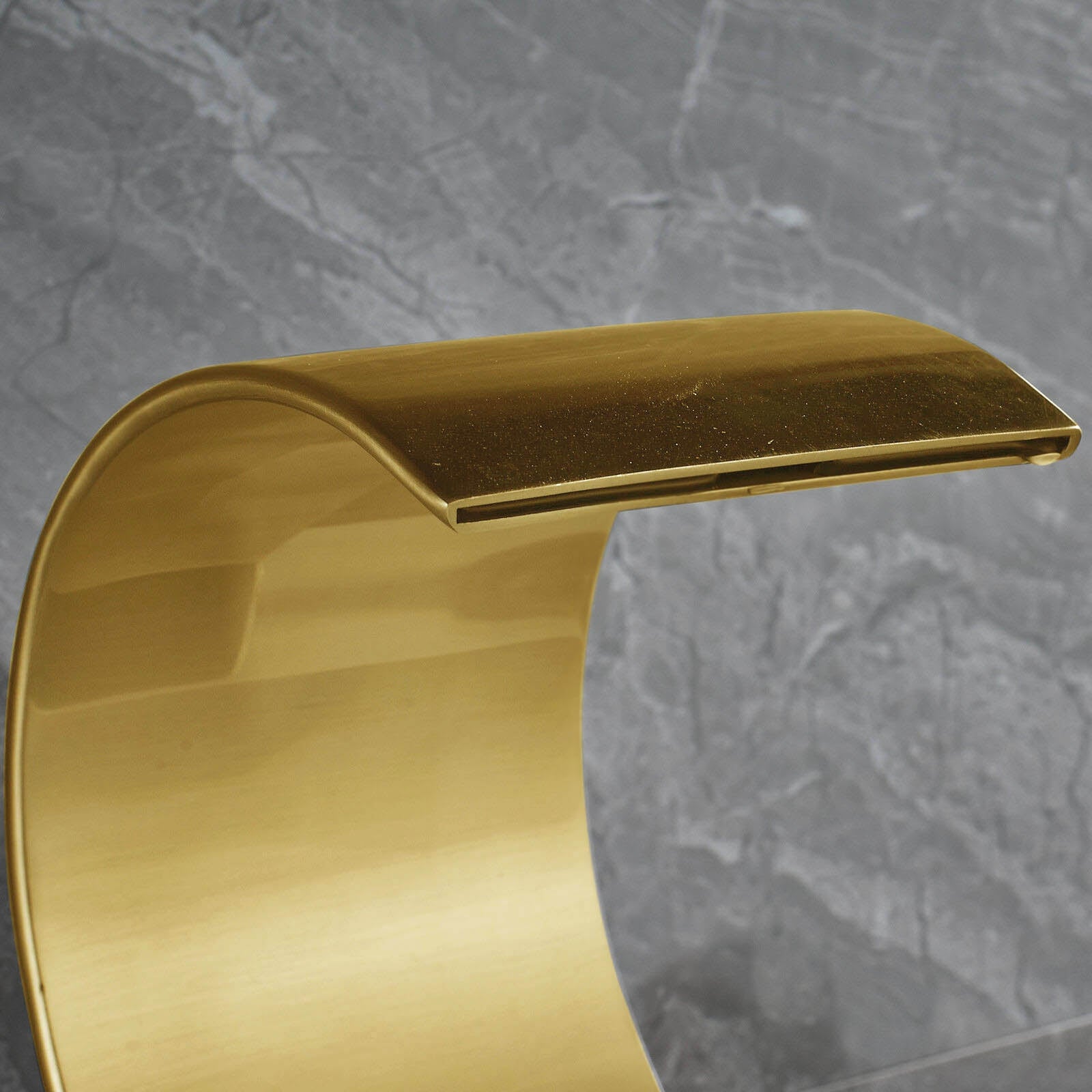 Juno Gold Finish Dual Handle Bathroom Vessel Sink Faucet Mixer Tap