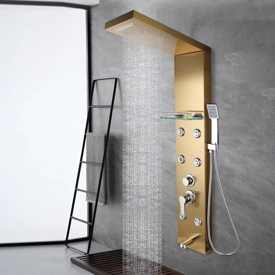 Juno gole rain shower panel