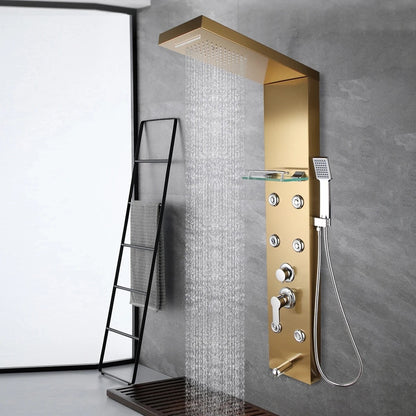 Juno gole rain shower panel