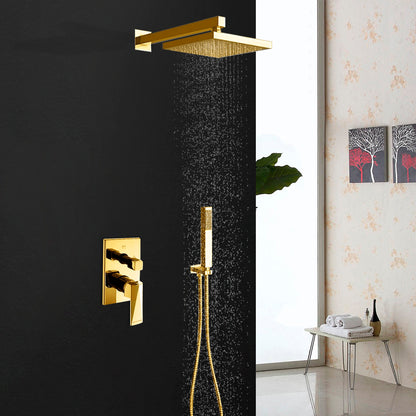 Juno Gold Shower Head Set