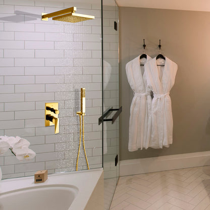 Juno Gold Shower Head Set