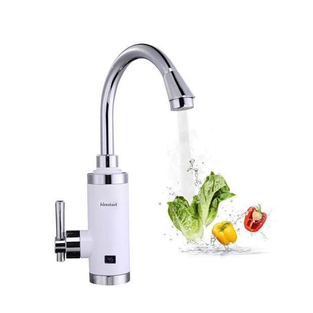 Juno Instant Electric Water Heater Faucet with Digital Display for Kitchen & Bathroom